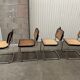 Serie of 4 Cesca B32 chairs by Marcel Breuer