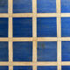 Blue checkered plate unique piece