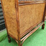 Bar vintage bambou et rotin