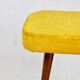 Tabouret caméléon jaune vintage, 1970