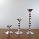 Set of 3 candle holders by Alessandro Mendini for Alessi, Italy 2002