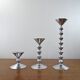 Set of 3 candle holders by Alessandro Mendini for Alessi, Italy 2002