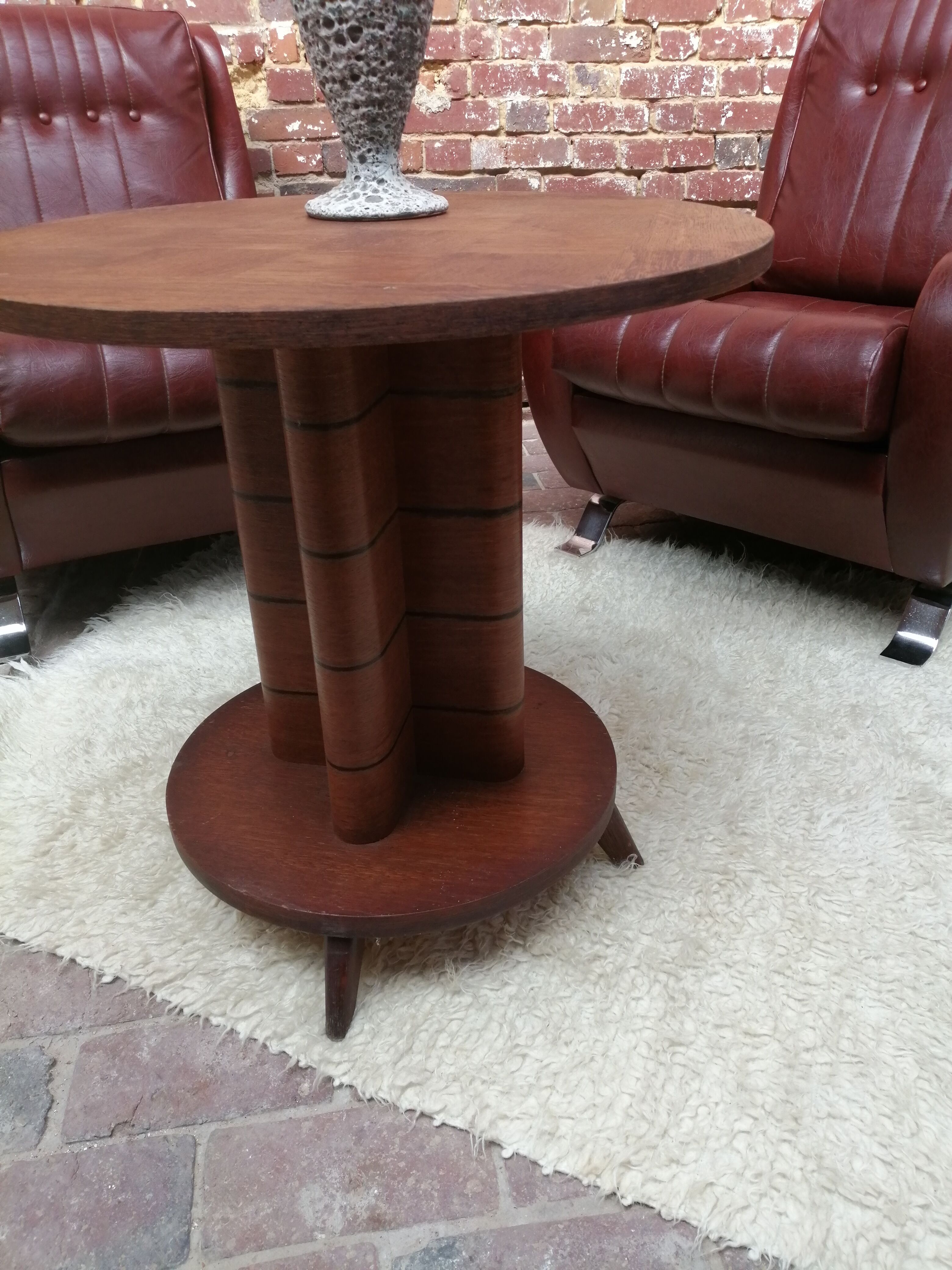 Vintage art deco style gueridon table