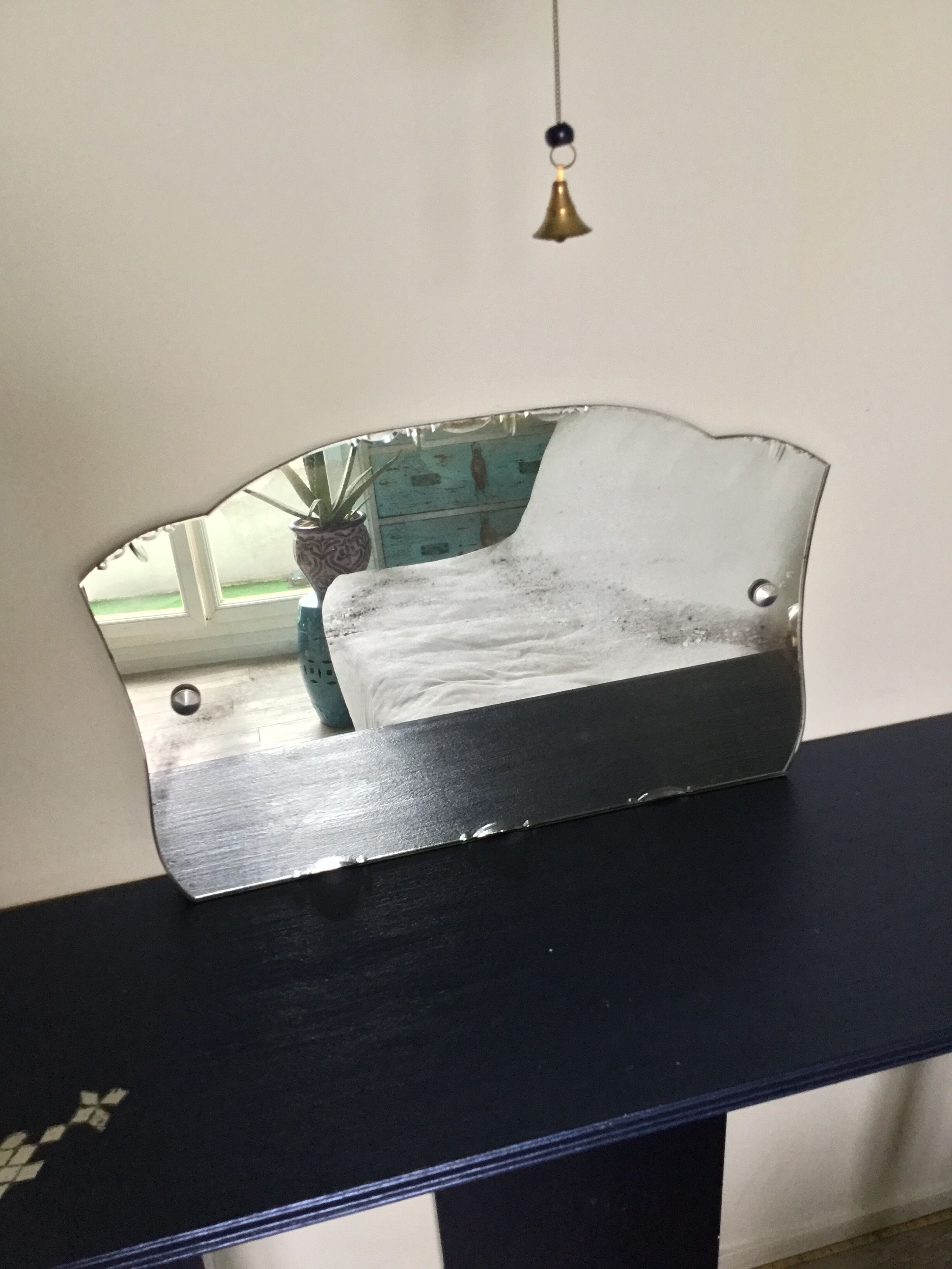 Art deco mirror, 50x33cm