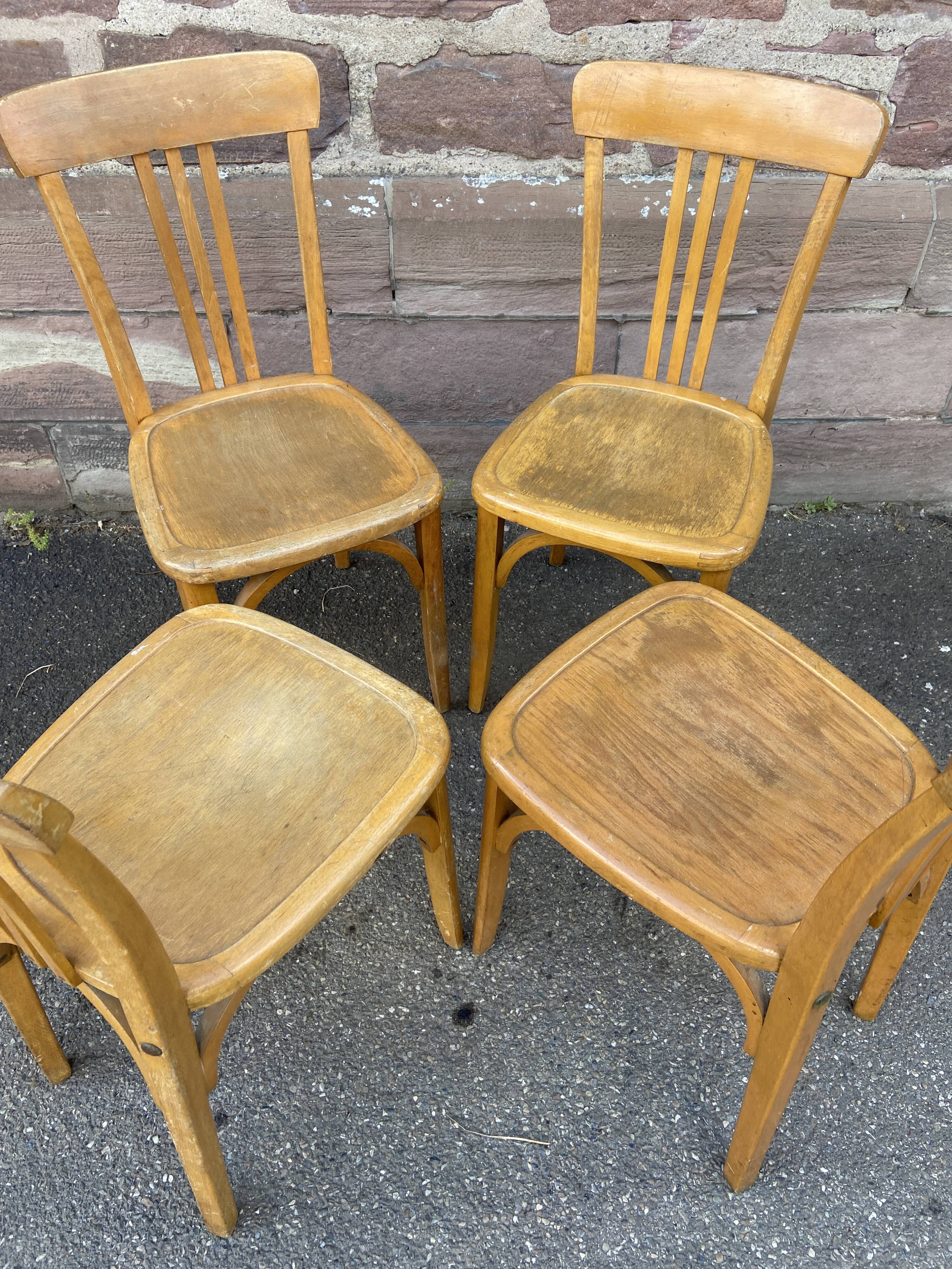 4 Bistro chair by "Stella" - 50s/60s