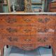 Curved chest of drawers in precious wood, Louis XV style