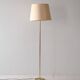 Scandinavian lamp with golden floor lamp