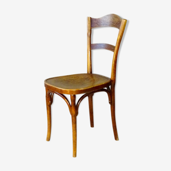 Chaise Kohn bistrot bois 1910 N°261 assise bois