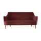 "Samsas" canapé in rare velvet by Carl Malmsten from the mid-century, Sweden, 1960s.
