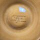 Set of 6 oyster plates – Sarreguemines – brown decor