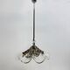 Lampe en verre et métal