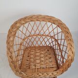 Wicker children's chair