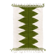 Kilim Moroccan Berber ecru with green patterns 172x103cm