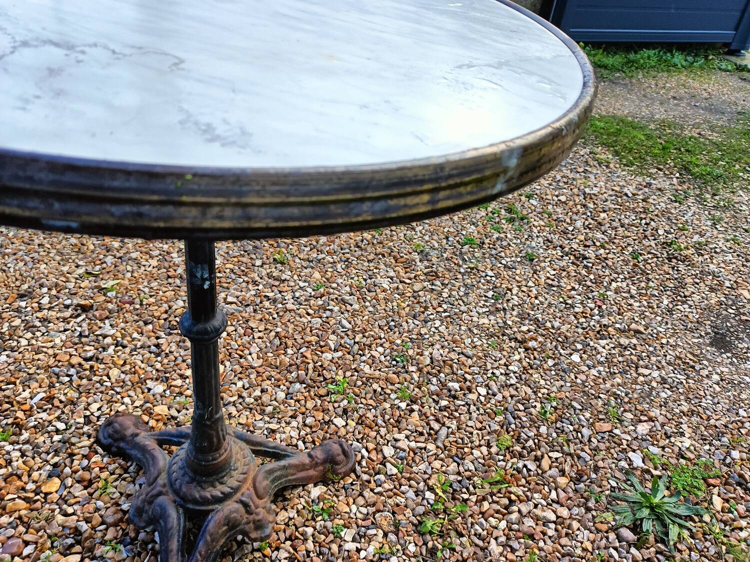 Table bistrot ronde ancienne