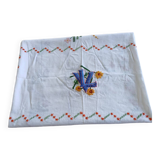 Nappe ancienne brodée
