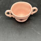 Pink ceramic dinner service with small flower patterns – 1224b7