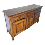 3-door cherry wood sideboard buffet