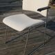 4 DAVID ROWLAND armchairs in mottled white