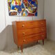 Chest of drawer vintage 60s teak