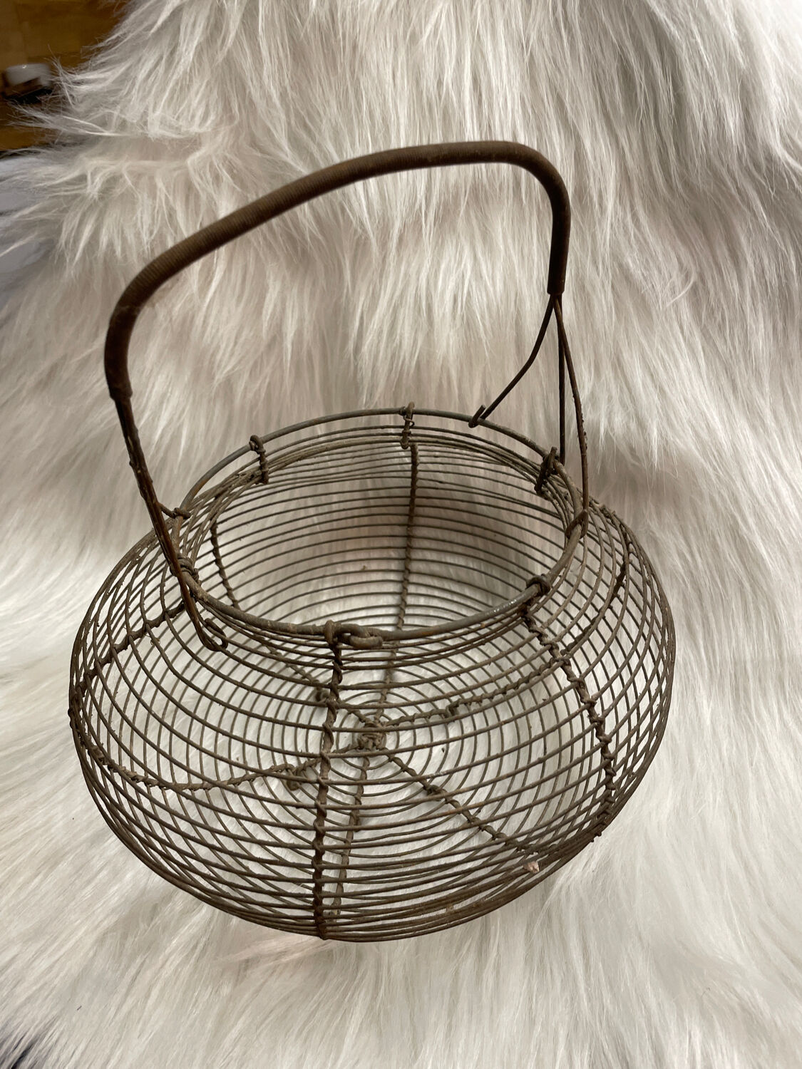 Antique salad basket