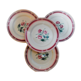 9 numbered dessert plates