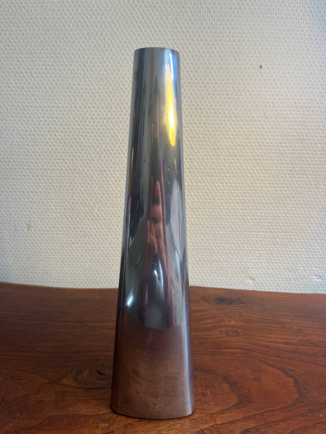 Trio of aluminum candle holders, IKEA 90s