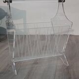 Vintage plexiglass magazine rack France 1980s