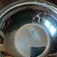 Metal salad bowl