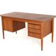 Gunnar Nielsen designer teak desk Tibergaard 'Hesselballe'