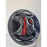 Hanna Modrzewska Nowosielska, decorative plate, 1960s.