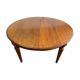 Louis XVI style table in mahogany and light wood 20th century