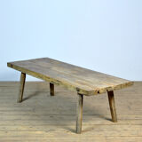 Vintage oak butcher's farmtable, 1930s