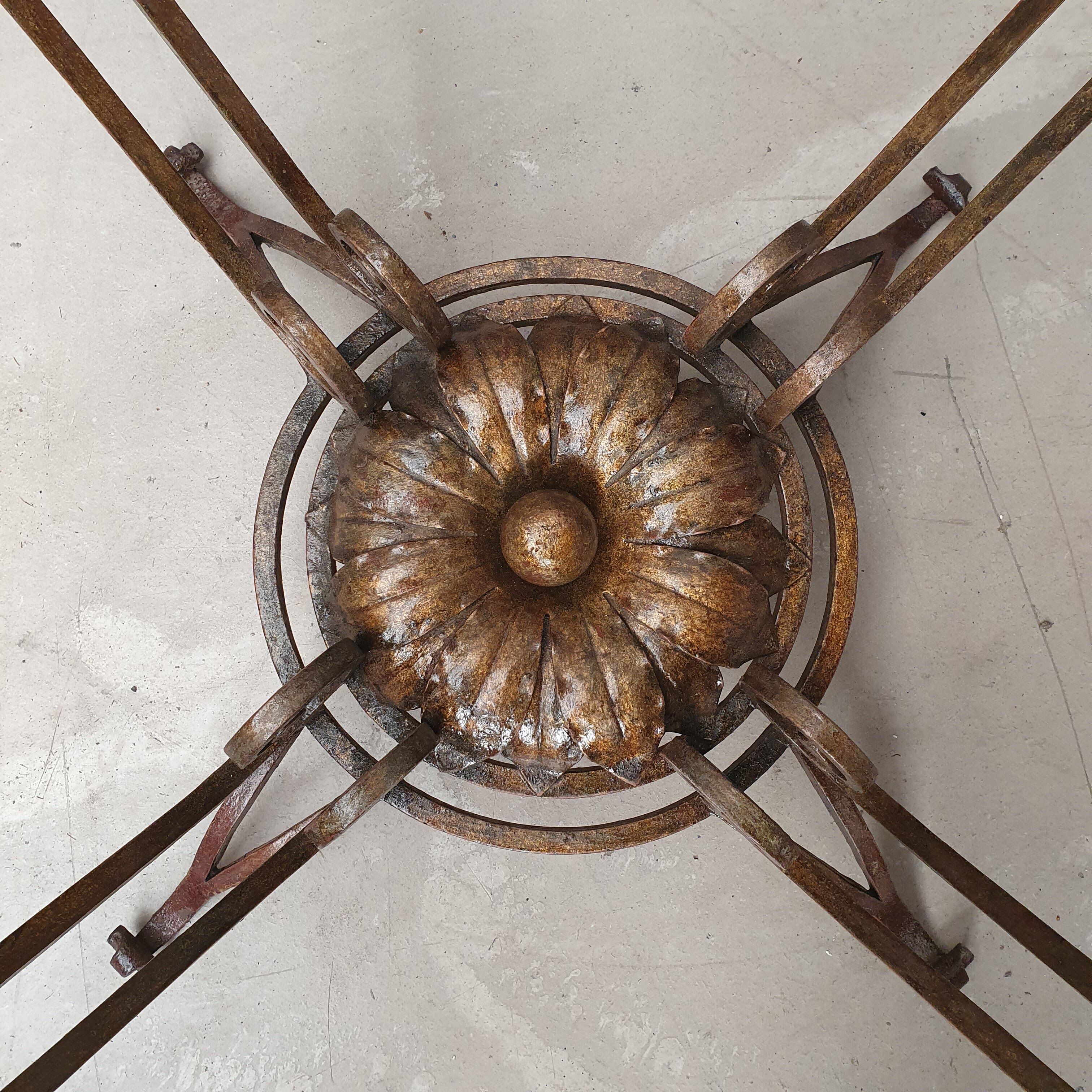 Golden coffee table circa 1940