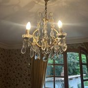 lustre interieur verre et métal