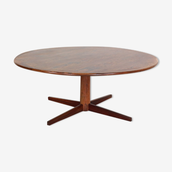 Mid century modern  round rosewood coffee table, 1960s denmark