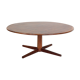 Mid century modern  round rosewood coffee table, 1960s denmark