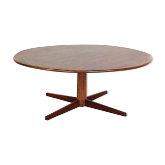 Mid century modern  round rosewood coffee table, 1960s denmark