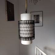 Suspension lampe scandinave métal ajouré