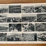 Ancienne carte de l'Afrique du Nord de 1945