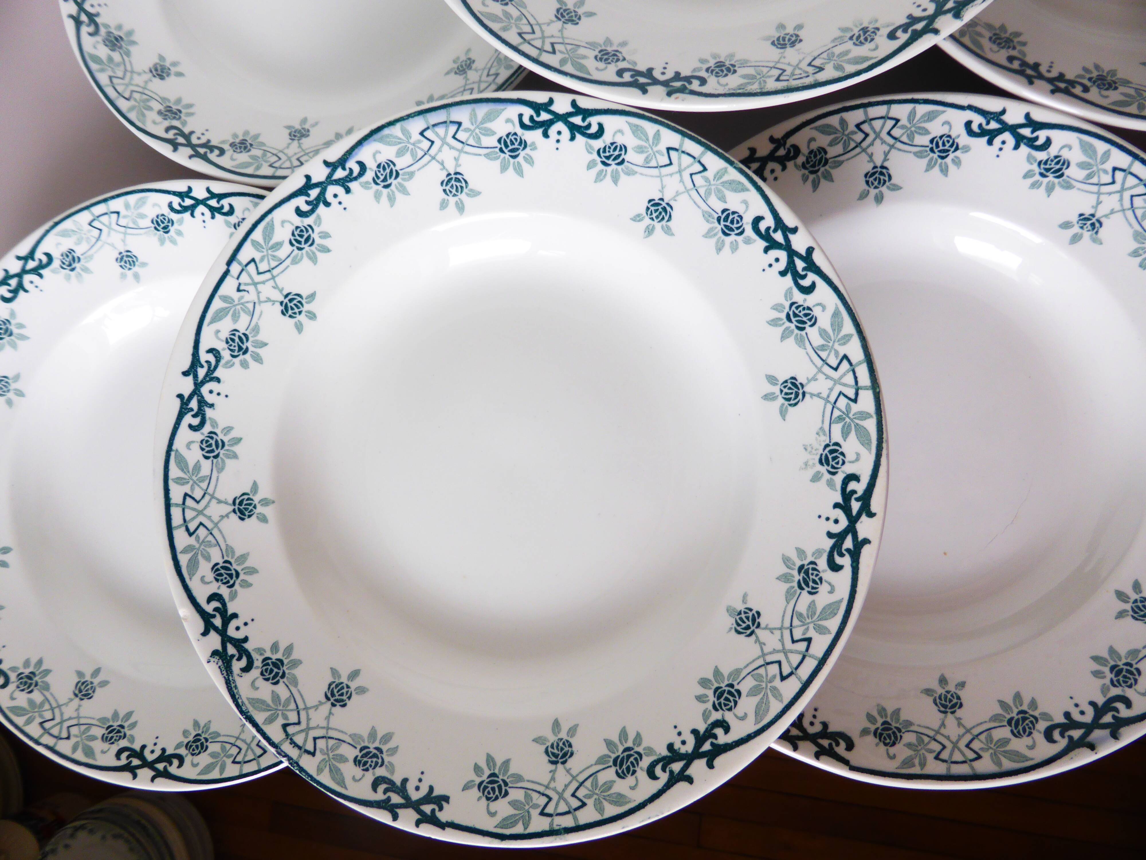 6 soup plates from St Amand and Hamage, Bleriot model 2008153