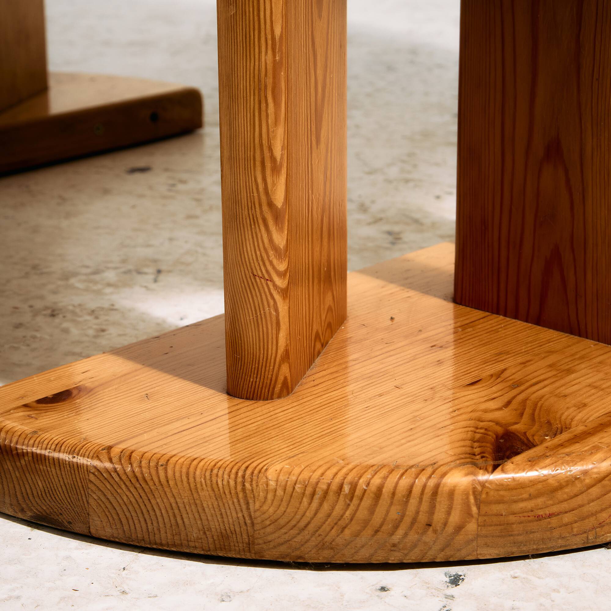 Pine dining set by Rainer Daumiller for Hirtshals Savvaerk, Set of 7
