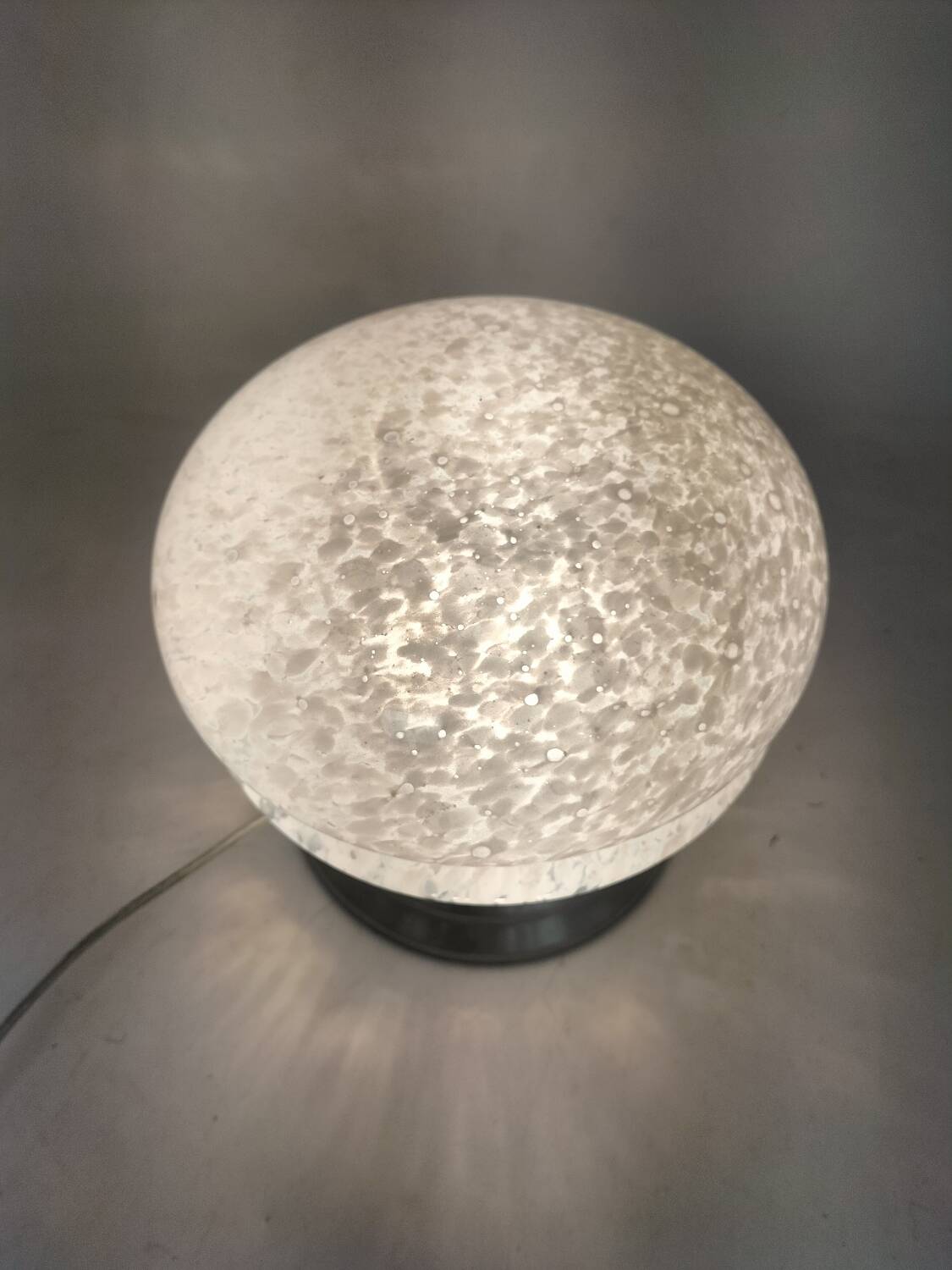 Lampe en verre de Clichy