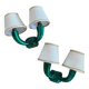 Paire appliques céramique