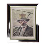 "The Fisherman" by Wöjcik after Léon Wyczolkowski