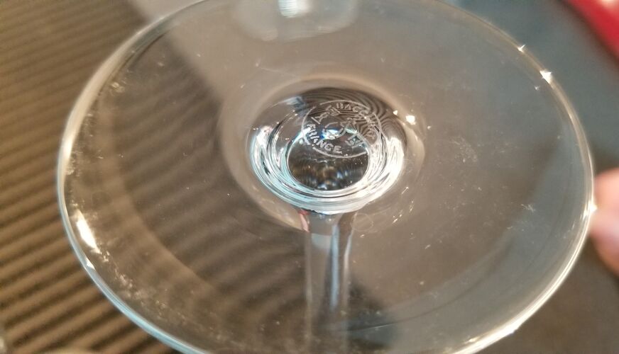 Service de verres en cristal Baccarat modèle Dom Pérignon