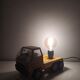 Sanson vintage metal truck toy lamp