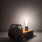 Lampe jouet camion Sanson vintage en métal