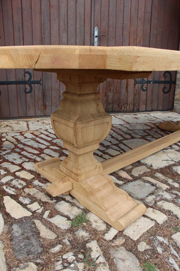 grande table monastère en chêne clair 250 cm de longueur