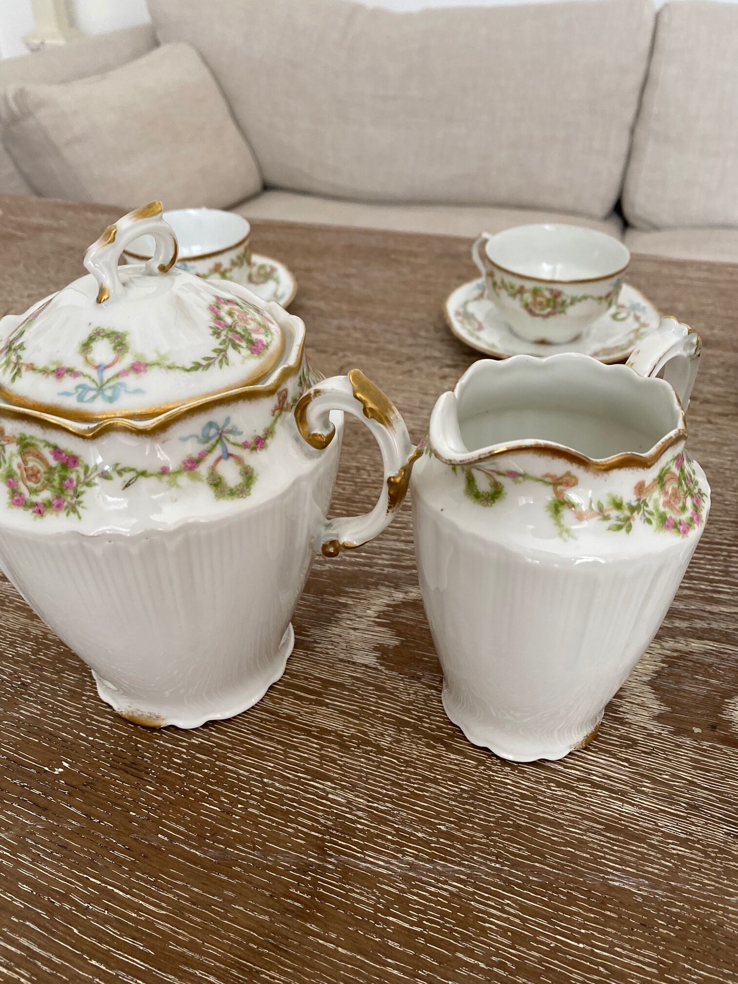 Limoges tea set.