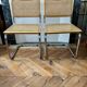 Pair of Cesca Italy caned chairs 1970